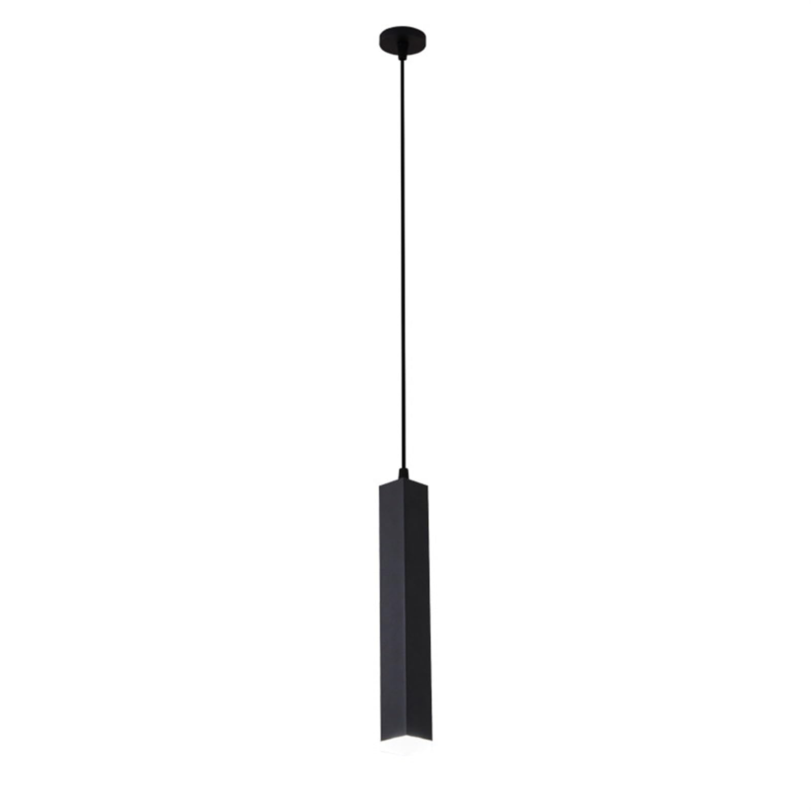 Lámpara colgante lineal LED tubo largo regulable en altura para comedor de 40 cm