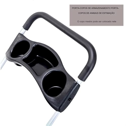 Carrinho Cachorro Cao Gato Pet Passeio Ar Livre Animal de Estimaçao Transporte Dobravel Caminhada La