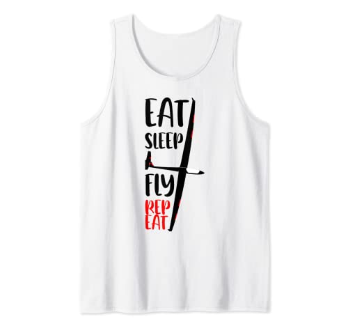 Para aviones de vela, avión de vela. Camiseta sin Mangas