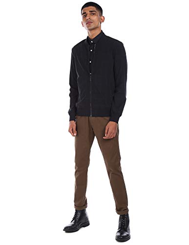 Image of U.S. Polo Assn. Men Casual Wear Black Polyester Standard Length Jacket
