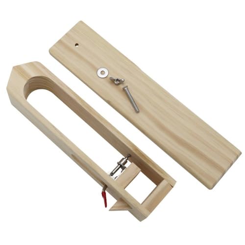 Outil de serrage pour cuir en bois avec pince de maintien efficace - 4