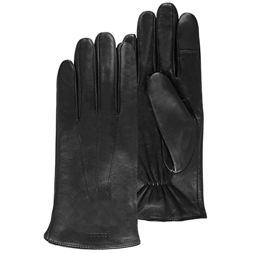 Isotoner Gants femme tactiles en cuir de mouton - doublés polaire