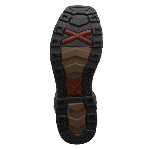 Image of Twisted X Men's 11 inch Pull on Nano Composite Toe Side Zip Ultralite X Western Work Boot,