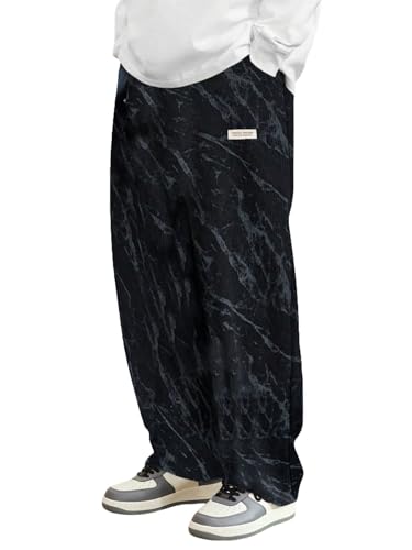 Image of ZAFUL Men's Corduroy Straight Leg Loose Fit Casual Pants