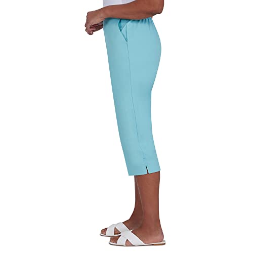 Alfred Dunner Women's Petite Twill Pull-On Capri4