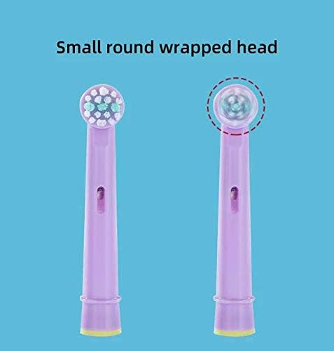 4X Kids Electric Toothbrush Heads Compatible with Braun Oral B Kids Toothbrush Heads Models / 4 Pack for Oral B Children Replacement Electric Toothbrush Heads