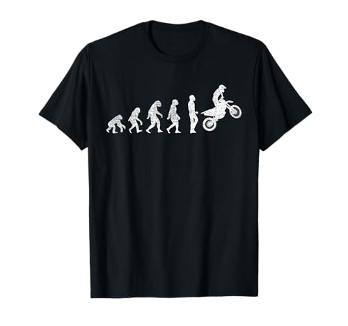 Motard Cadeau L'évolution du Motocross Vélo T-Shirt