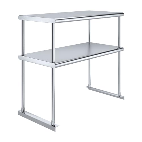 AmGood Double OverShelf Stainless Steel