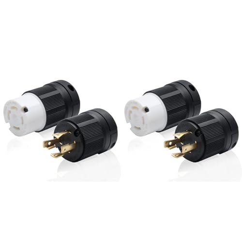Ceftyopo 2X ���d�@�p30A���b�N���v���O/�R�l�N�^�ANEMA L14-30P & L14-30C�A125/250V 3��4���ڒn�d�C�����i