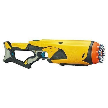 The Rotating Barrel Lets You Deliver Rapid Blasting Action And The Removable Stock Lets You Take Your Blasting Action On The Go. - Nerf Dart Tag Swarmfire