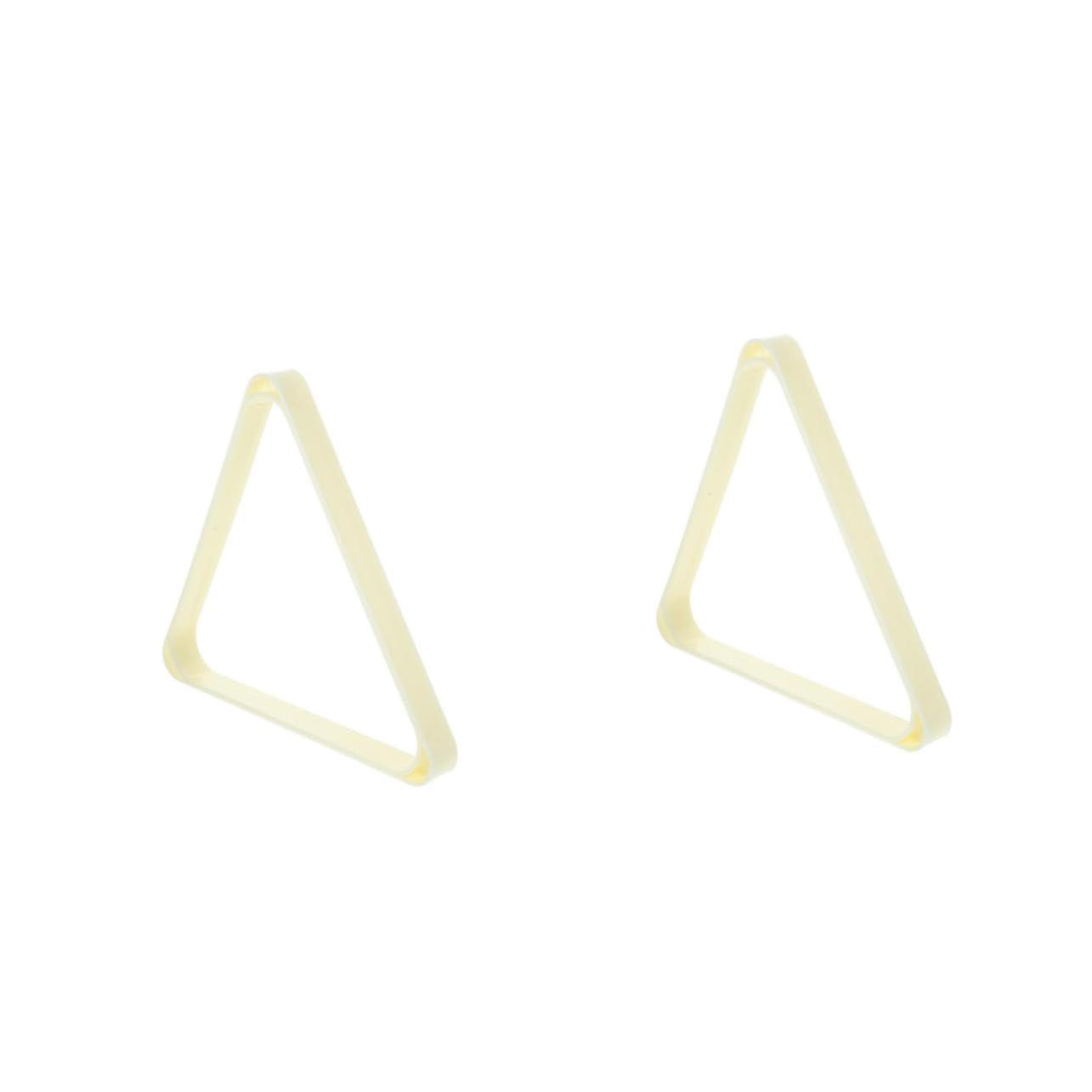balacoo 2pcs Pool Balls Triangle Rack Billiards Triangle Rack for Billiard Balls and Frame