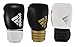 adidas Hybrid 200 Boxing Gym Sparring Training Gloves, 200-Guanti da Boxe da Allenamento Unisex-Adulto, Nero/Bianco, 14 oz