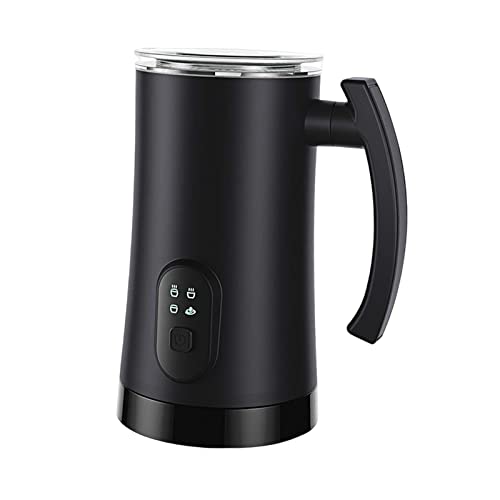 FAKEME Espumador de leite, 300 ml, aquecedor elétrico de leite quente e frio, espumador automático d