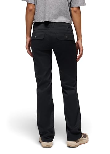 prAna Women's Halle Pant, Black, 6 Regular