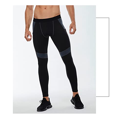 UNeedVog Leggings atléticas masculinas compressão calças de corrida fitness ioga jogging treino, Cin