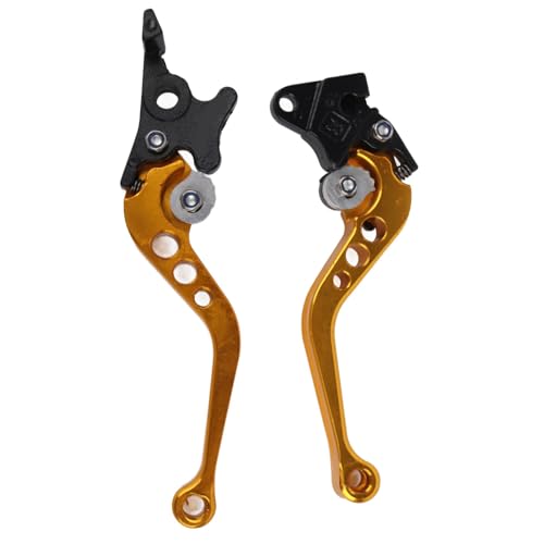 Yctze Emmo Universal Brake Lever - Leva Freno Frizione, Leva Leva Freno A Tamburo Frizione In Alluminio Cnc Per Universale(Oro)