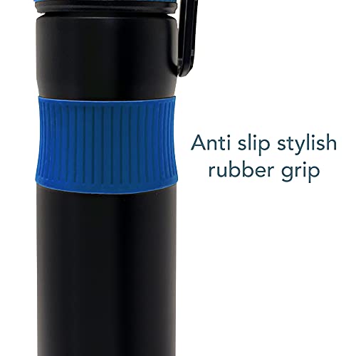 Image of GOMAX Stainless Steel Water Bottle 850ml For Men&Women,Non Slip Water Bottle,Use In Travelling, Yoga, sports, Camping, school Regular use Water Bottle (Orange)