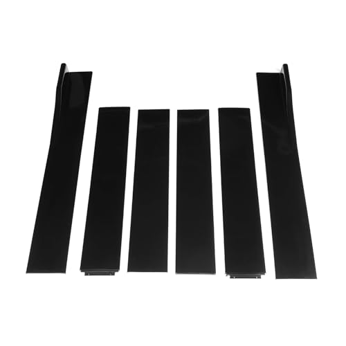Falda lateral de coche de 2m para Polo Mk5 winglet labio negro 7