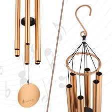 Image of Nature's Melody Amazing Grace Wind-Chime Soothing Sound Sympathy Wind Chimes Tuned Tubes for Decorative Item with Sweet Sound | Best Gift (42-inches) | Wind Chimes for Balcony Bedroom with Sweet Sound