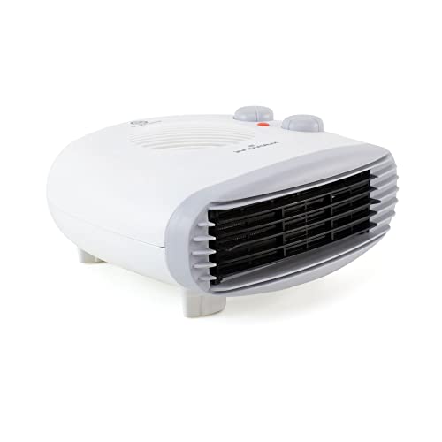 The Secret Home - Calefactor Aire Caliente para Baño - Calefactor Eléctrico Ligero y Portátil Bajo Consumo - Termostato Regulable (Modelo 11-1000/2000W)