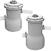 Fineway.® 530gal (2006L)/Hour Clear Filter Water Pump For Fast Set Steel Swimming Pool Garden Outdoor 8Ft / 10Ft / 12Ft Grey (530gal /2006L Per Hour)