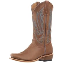 Horse Power Mens Tan Mad Cat Leather Western Boots HP9543