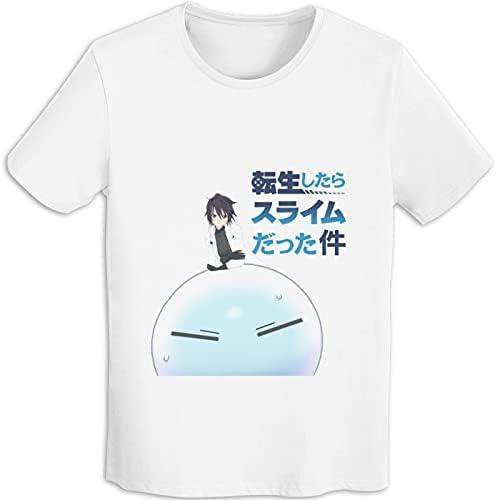Amazon Co Jp 転生したらスライムだった件 転スラ日記 坂口日向 ヒナタ サカグチ Tシャツ 夏服 大人 柔らかい 半袖 シャツ メンズ 記念シャツ 誕生日プレゼント 男女兼用 ホビー 通販