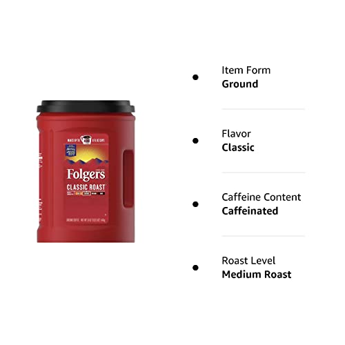 Folgers Coffee, Classic(Medium) Roast, 51 Ounce #TOP3
