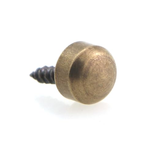8 tornillos decorativos de latón autorroscantes 9mm para muebles miniatura 3