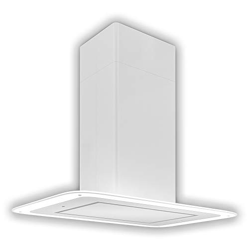 Futuro Futuro Island-Mount Range Hood 40" 940-Cfm | Vittoria | Slim Contemporary Kitchen Vent Hood | Modern Italian Exhaust Hood | Ultra-Quiet, With Blower #TOP21
