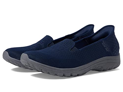 Skechers Reggae Fest 2.0 Guiding Light, Luce Guida Donna, Navy Mesh, 35 EU
