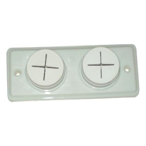 Générique Double or Triple Off White Towel Rail Holder Cover