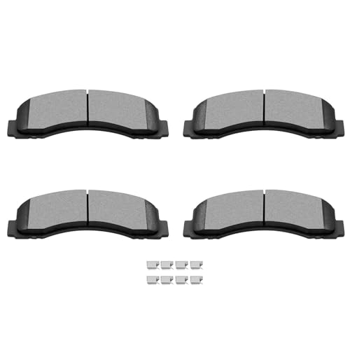 SCITOO Disc Brake Pads Kits D1414-8528 Semi Metallic Front Brake Pads Set