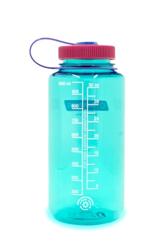 Image of Nalgene Tritan BPA-Free Water Bottle,Wide Mouth, Surfer, 32 Ounces (Pack of 6)