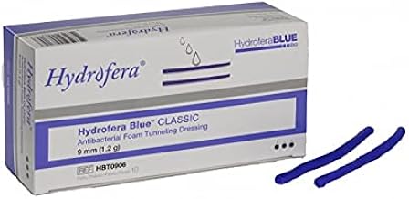 Hydrofera Blue Classic Foam Tunneling Dressing 9mm (10 Packs of 2-20 Total)