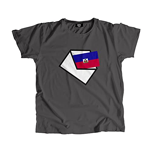 Haiti Mail Men Unisex T-Shirt avec finitions haut de gamme durables