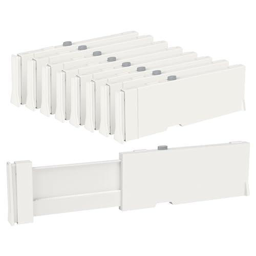 Plastic Drawer Organizers and Dividers for Clothes Set - 25 PCS