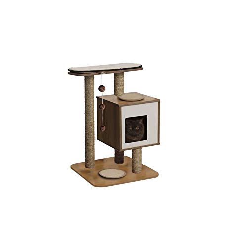HAGEN VESPER USA PREMIUM CAT FURNITURE V-BASE - WALNUT