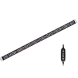 NICREW SlimLED Luz Multiespectral para Acuario, Luz Delgada LED Acuario Plantado, Lámpara para Acuario de Dulce Agua, 118-155 cm, 32W, 2000 LM, Temperatura de Color Regulable