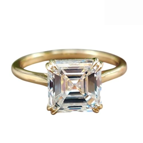 SilvaDeco 1.50 Ct Asscher Cut Ring