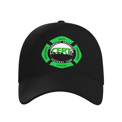 Cert Community Emergency Response Team Baseball Hats for Men and Women - Classic Adjustable Hats2