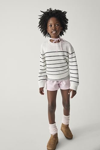 Image of The Children's Place Girls' Long Sleeve Crew Neck Pullover Sweater