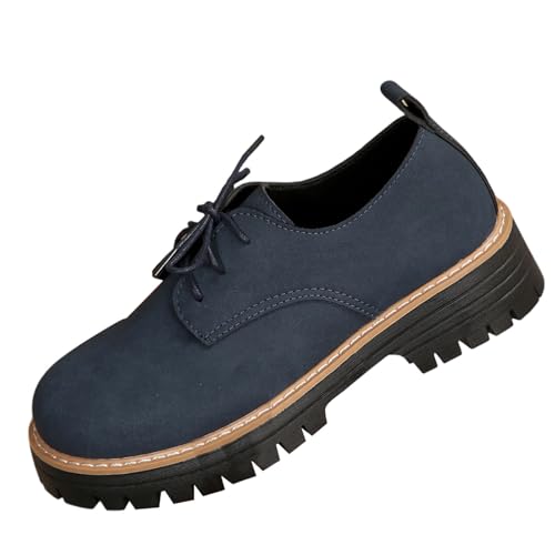 Chaussures de suivi à talon décontracté avec bout rond confortable