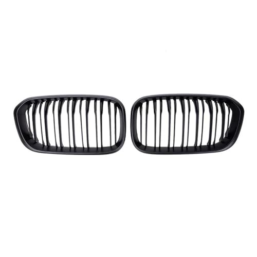 Calandre avant pour BMW F20 F21 LCI 2015-2017 double lame noir brillant