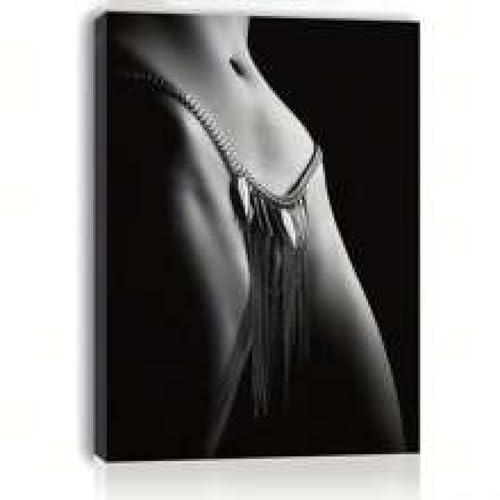 Peinture sur toile noir et blanc femme grand format décoration maison