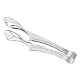 INOOMP Edelstahl Grillzange Leicht Hitzebeständig Vielseitig für Brot Steak Bbq Grill Outdoor...