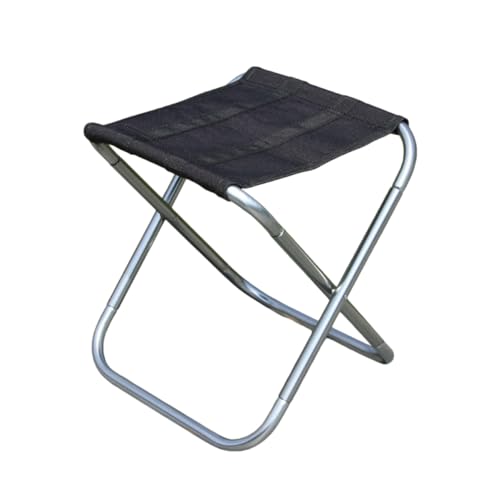 BESPORTBLE Taburete Plegable sillas portatiles sillas Infantiles sillón Plegable Camping Chair cadeiras campismo sillas Exterior Taburete de Camping Plegable Silla Plegable para Acampar Black