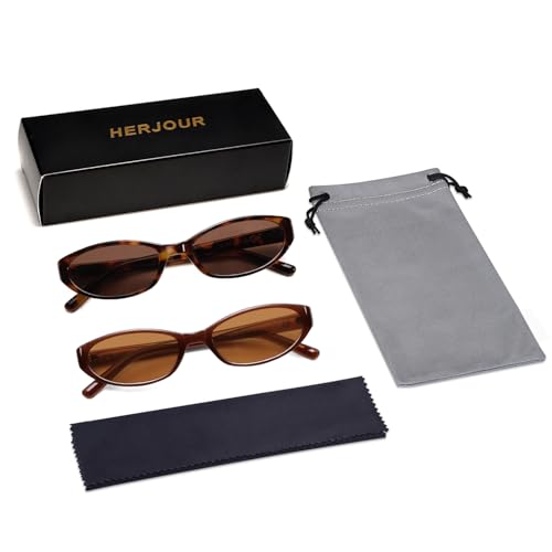 Image of Retro Oval Sunglasses Womens Mens Y2k Trendy Cateye Shades AR82299 | Narrow Round Cute Sunnies,90s 2000s Cool Skinny Frame