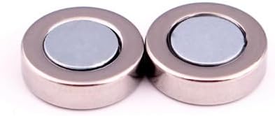 Stainless Steel Magnetic Non-piercing Biker Stud Earrings Set Piercing Huggie Small Hoop Surgical Steel Earring Stud Set Cubic Zirconia Hypoallergenic Earring for Mens Women