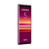 Sony Xperia 5, wyświetlacz 6,1" FHD+ HDR OLED 21:9, 6 GB RAM, 128 GB pamięci, czerwony